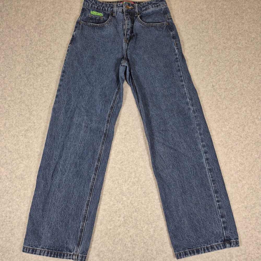 Empyre Jeans Woman's Size 0 Blue Denim Skater Baggy Wide Leg Y2K Streetwear